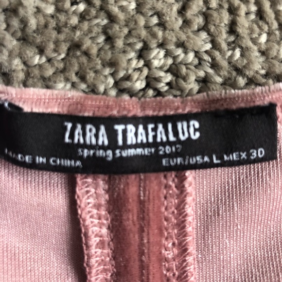Zara L velour dress - Picture 3 of 3